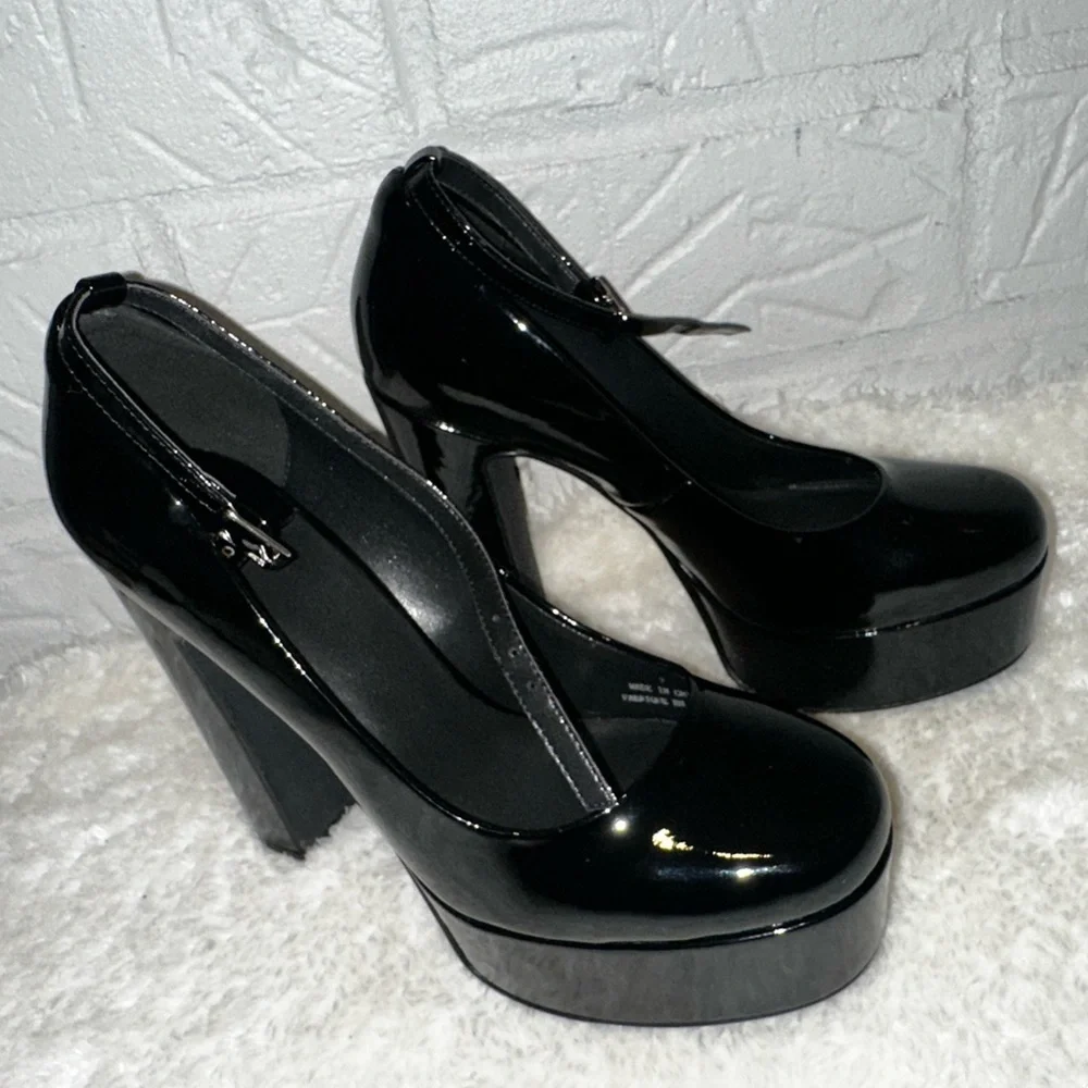 New Jeffrey Campbell Platform Mary Jane Shoes Size 7 - Picture 5 of 10